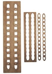 Creative Expressions Art-Effex Boards-Chain Border, Blank MDF, 4.9 x 19.8 cm