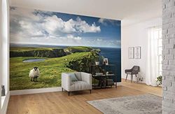 Komar Green Ireland SHX9-040 Non-Woven Photo Wallpaper XXL Decoration Nature Landscape Bedroom Living Room Office Hallway Size 450 x 280 cm (Width x Height) Multi-Coloured