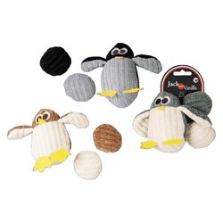 JACK AND VANILLA, Jeu interactif Pingouin coloré en Ensemble de 3 pièces, idéal pour Le développement des compétences sociales et motrices, Taille 6,5 cm, Couleur Multicolore