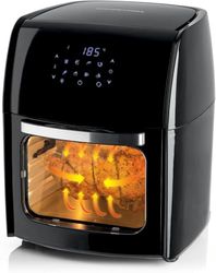 GOURMETmaxx Friggitrice digitale XXL ad aria calda 12 litri | Frittura senza grassi, friggitrice, forno e grill rotante in un unico apparecchio | Con 9 programmi e funzione timer