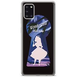 ERT GROUP mobiltelefonfodral för Samsung A31 originalt och officiellt licensierat Disney mönster Alice 007 optimalt anpassad till formen på mobiltelefonen, fodral tillverkad av TPU-plast