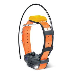 Dogtra Pathfinder 2 Collier Supplémentaire de Repérage GPS et de Dressage Rechargeable Orange, Lumière LED, Étanche IPX9K, 100 Niveaux de Stimulation, Vibration et bip sonore, Portée 10 km