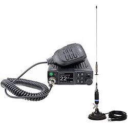 CB PNI Escort Radio HP 8900 ASQ, 12-24V + CB PNI S75 antenn med magnetisk bas