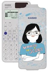 Casio FX-991SP CW, calcolatrice scientifica con Jess Wade illustrata da Coco Escribano, consigliata per il curriculum spagnolo e portoghese, 5 lingue, oltre 560 funzioni, solare, bianco