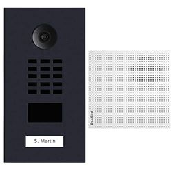 DoorBird D2101V-RAL7016-V2-EP + A1061W Videoportero, Antracita