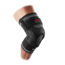 Mcdavid herr Elite Engineered elastisk knäbandage S svart