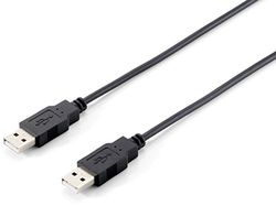 Equip USB Cable A -> A M/M/3.00 m Polybag Black