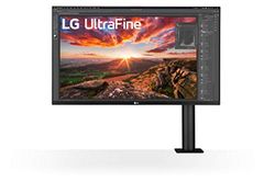 LG 32UN880 ERGO Monitor 32 pollici UltraHD 4K LED IPS HDR, 3840x2160, AMD FreeSync 60Hz, HDMI 2.0, Display Port 1.4, USB-C, USB Hub, Speaker Stereo 10W, Flicker Safe, Stand ERGO, Nero