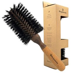 Regincos 20529 Cork Grip Hair Brush with 16 Rows 29/80 mm, Brown