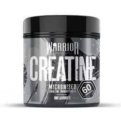 Warrior Creatine Monohydrate Powder – Micronised for Easy Mixing and Daily Use – Proven to Support Physical Performance & Recovery – 5g Serving, 60 Servings, 300g (Unflavoured)