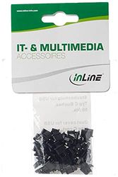 InLine 59948M50 Pack Dust Cover for USB Type-C Female Black