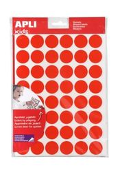 APLI Kids 102610 - Geometrische stickers - 24 mm - 5 kleuren - 1590 verwijderbare kleefstickers