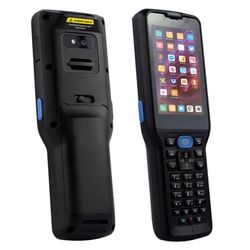 AndroSavvy-400D con Android 12.0, Terminal móvil Resistente, escáner de código de Barras 2D, batería de 3900 mAh, SIM Dual y Base de Carga, gestión de inventario y almacén, HDWR