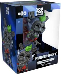 YouTooz FNAF Ruined Roxy 12,4 cm, förstörd Roxy vinylfigur, samlarobjekt förstörd Roxy från Five Nights at Freddy's FNAF-samling