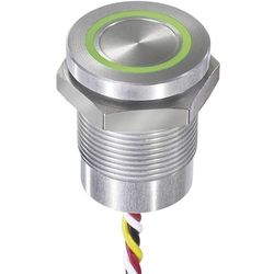 APEM CPB2110000KGSS Sensitive Drukschakelaar 24 V 0,2 A groen rood IP68 IP69K 1 stuk