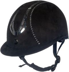 HKM Unisexe Illusion Diamond Casque Noir L