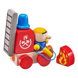 Selecta 62077 Klettini - Juego de Accesorios para Hacer Bomberos (7 Piezas), Multicolor