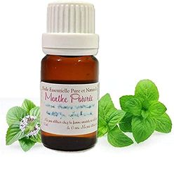 Huiles et Bien-être Huile Essentielle de Menthe Poivrée Mentha Piperita 10 ml