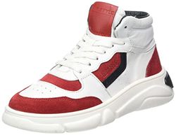 Hip H1069, Zapatillas, Color Rojo Blanco, 32 EU