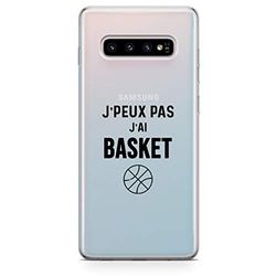 Zokko Samsung S10 fodral "I Can't Basket - mjukt genomskinligt bläck svart