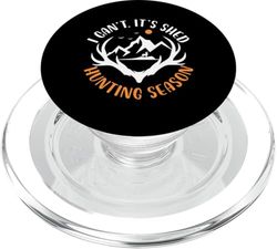 I Can't It's Shed, temporada de caza, recolección de astas PopSockets PopGrip para MagSafe
