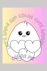Let's smile and color cute animals