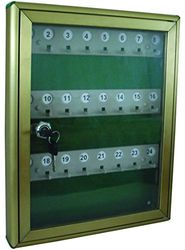 Blinky 26235-24 Tableau porte-clés en aluminium avec 24 emplacements 29 x 37 x 4 cm