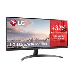 LG 29WP500-B - Monitor UltraWide Ultrapanorámico 29 pulgadas, 21:9, Panel IPS: 2560x1080, 250cd/m², 1000:1, sRGB superior al 99%, diag. 73cm, entr: HDMIx2, Inclinación Ajustable, Color Negro