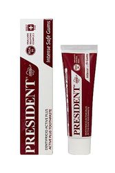 President - DENTIFRICO ACTIVE PLUS o działaniu ściągającym w celu ochrony zębów i dziąseł przed zapaleniem oraz uniknięcia rozwoju płytki bakteryjnej – RDA 50-30 ml