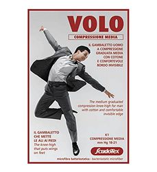 Scudotex Jambe Volo pour homme, compression moyenne, bleu 2 – 60 g