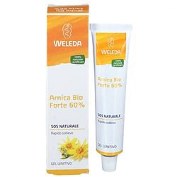 Weleda Arnica Bio Forte 60%, gel rinfrescante e lenitivo di facile e gradevole applicazione, per rapido sollievo da contusioni e contratture muscolari (1X25g)