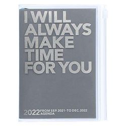 MARK'S 2021/2022 Taschenkalender A6 vertikal, MAKE TIME // Gray
