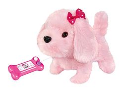 Simba 105893237 - ChiChi Love Little Puppy, due funzioni, controllata via cavo, corre, abbaia e oscilla con la coda, 17 cm, dai 3 anni in su