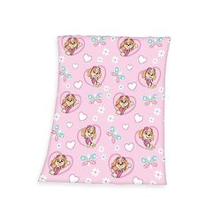 Herding Couverture Polaire La Pat'Patrouille, 130 x 170 cm, S'illumine dans le noir, Glow in the dark, 100% polyester, Polaire