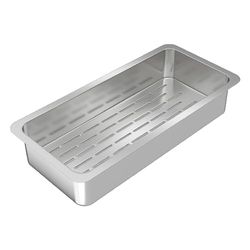 Teka - Coador inoxidável universal, de 20 cm, material durável e resistente à corrosão, design minimalista, material durável, cor aço inoxidável