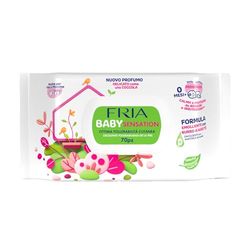 Fria Fria Baby Sensatios emolientes com tampa, 72 toalhetes