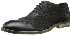 s.Oliver Casual Oxford con Cordones para Hombre, Negro Schwarz Black 001, 6 UK