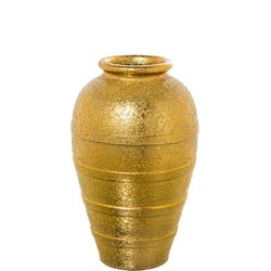 Alexandra House Living Gouden vaas, keramiek, 25 x 24 x 38 cm