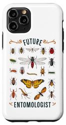 Carcasa para iPhone 11 Pro Tabla de insectos de la escuela entomóloga del futuro de los niños