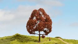 NOCH® Hêtre rouge, avec arbre de modélisme, 15 cm pour les écartements de voie H0, TT, N, Z, parfait également pour les dioramas et le modélisme militaire ou les wargames