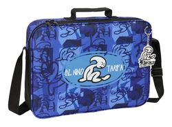 Safta El Niño Roller - Portefeuille extrascolaire, sac à bandoulière, confortable et polyvalent, qualité et résistance, 38 x 6 x 28 cm, Bleu/noir, M, Décontracté
