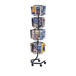 Safco A4/ DL Pockets Rotating Floor Standing Display Unit