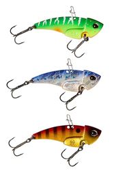 Berkley Power Blade fiskedrag i metall 3-pack – perfekt för fiskbete fiskare som fiskar efter abborre, gädda, zander, knubb, öring och mer – ett finessbete utformat för att ta med bett
