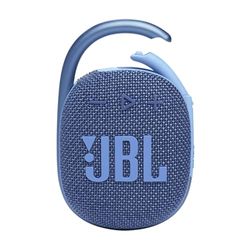 JBL Clip 4 Eco Altavoz Bluetooth inalámbrico y ecológico, resistente al agua y con 10 horas de batería, azul