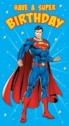 Warner Bros – Biglietto di auguri di compleanno con supereroe