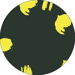 Bonateks, Runt digitalt tryckt musmatta, halkfri undersida, för kontor och hem, diameter: 22 cm