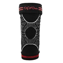 OPROtec Knee Sleeve - Breathable Compression Support Sleeve for Arthritis, Bursitis, Tendonitis, and Ligament Injuries (Large)