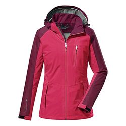 Killtec Women's Giacca funzionale/giacca outdoor con cappuccio staccabile con zip, impacchettabile - KOS 5 WMN JCKT, rose, 38, 38258-000