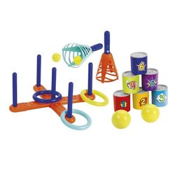 Jouets Ecoiffier -192 - Pack 3 sports – Jeux de plein air pour enfants – Dès 3 ans – Fabriqué en France