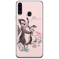 ERT GROUP mobiltelefonfodral för Samsung A20S originalt och officiellt licensierat Disney mönster Flower Skunk 001 optimalt anpassad till formen på mobiltelefonen, fodral tillverkad av TPU-plast